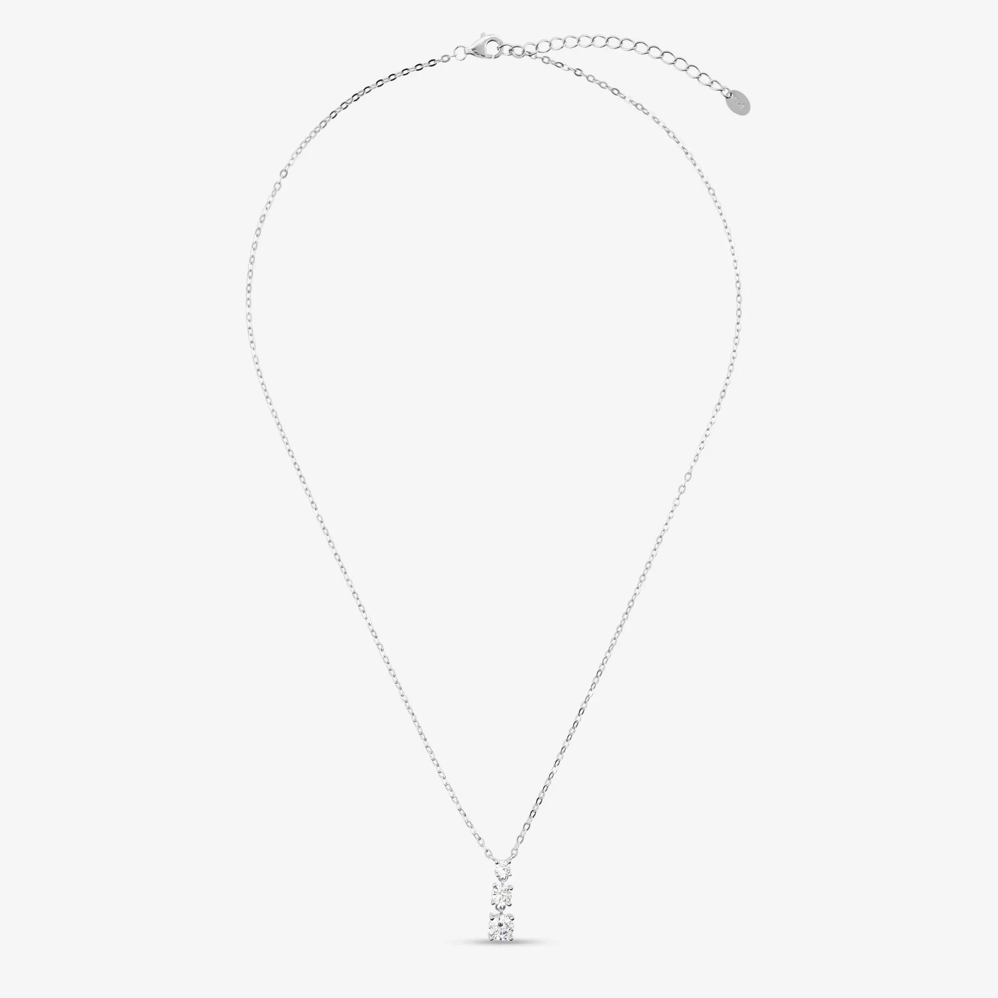 Collana in Argento 925 con Cubic Zirconia Graduate