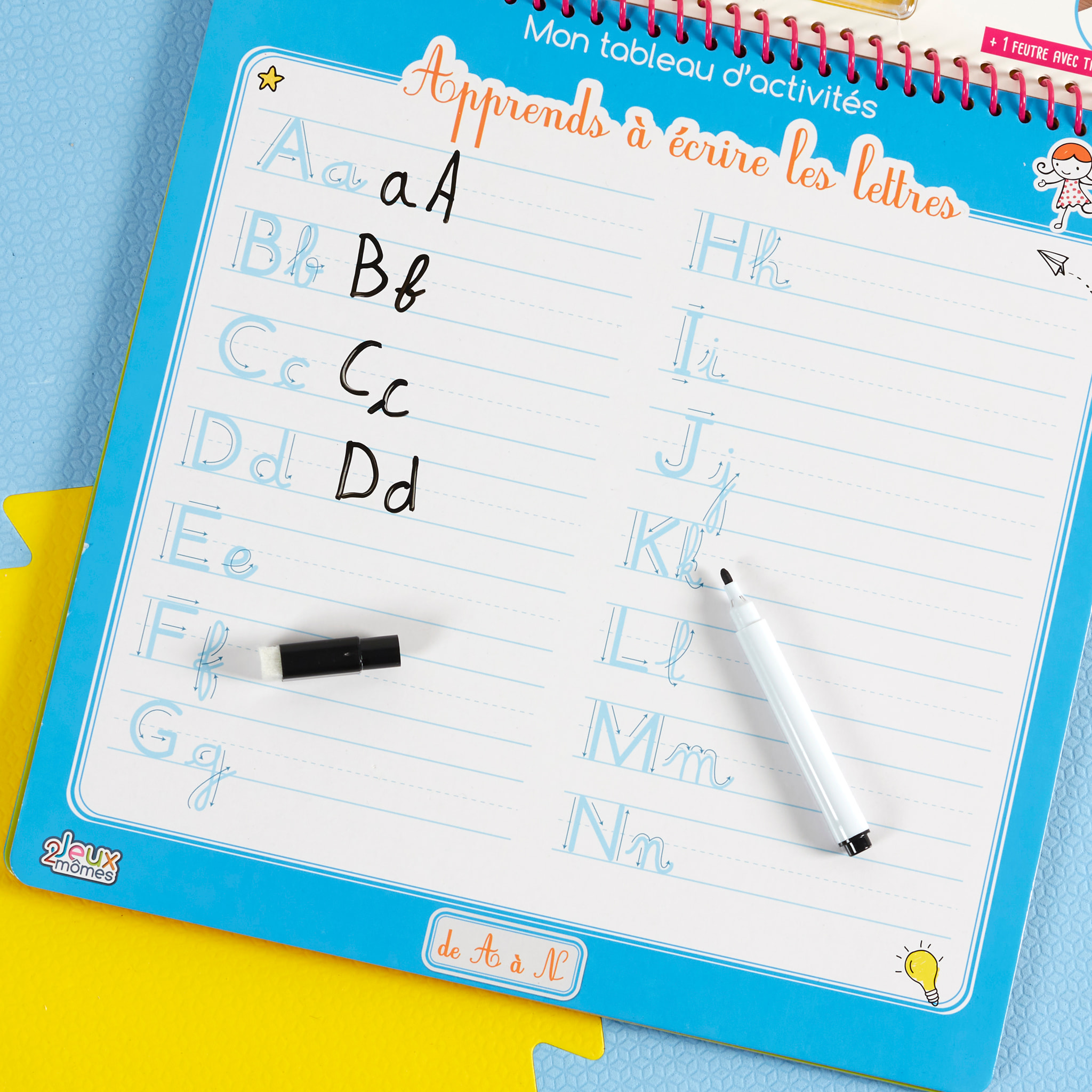 CAHIER EDUCATIF ET FEUTRE X1