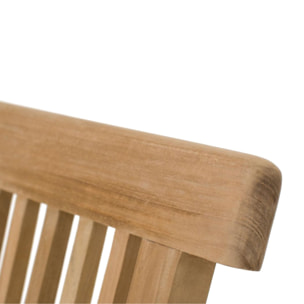 ADAGNA Salon de jardin teck 12 places table rectangulaire 8 chaises 2 fauteuils