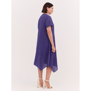Fiorella Rubino - Vestito Free in sangallo - Viola