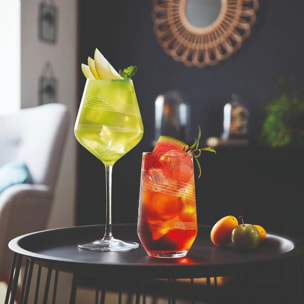 8 verres à eau 40 cl Intense  - Cristal d'Arques