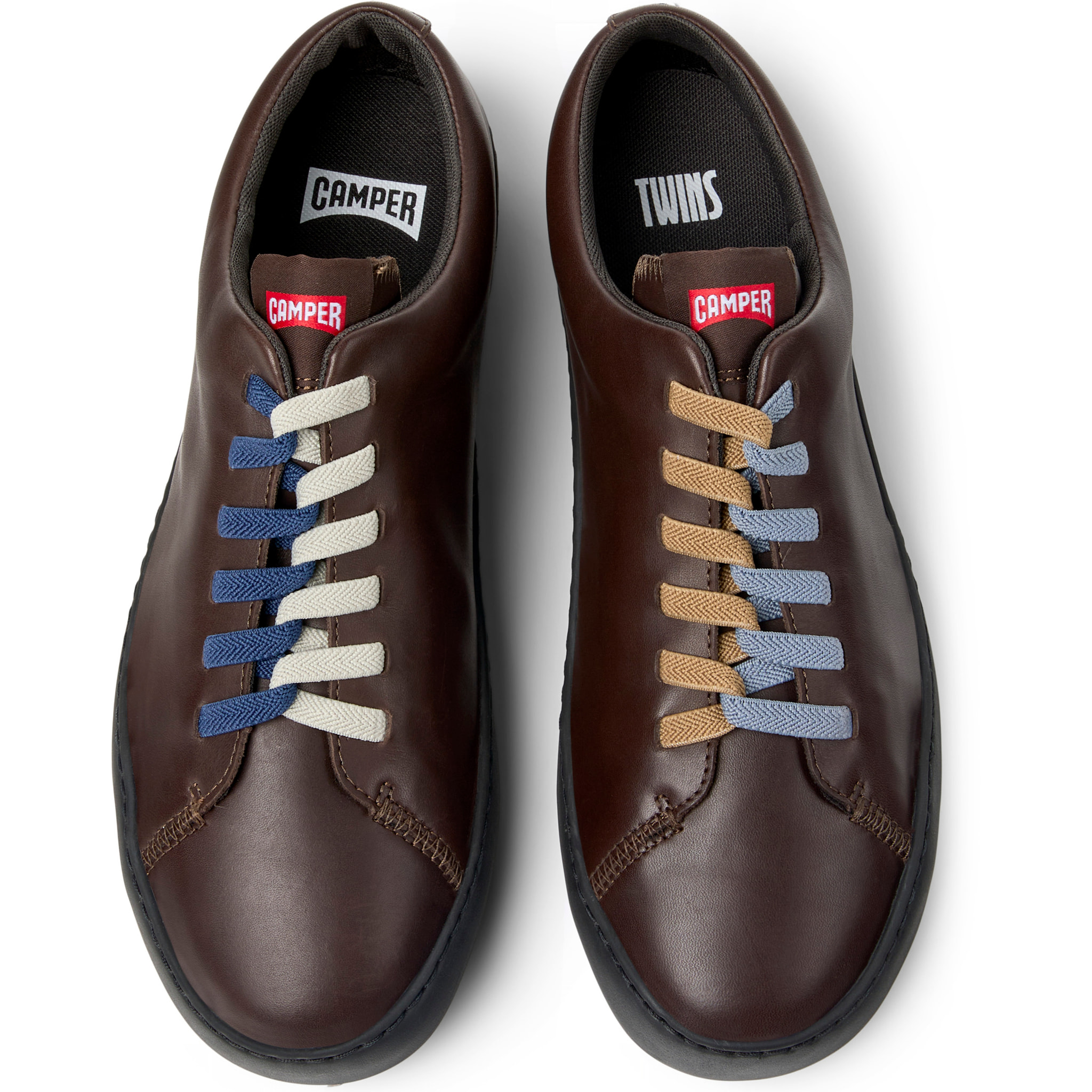 Zapatillas - CAMPER G3D Peu Touring Twins - Marron - Cuero liso