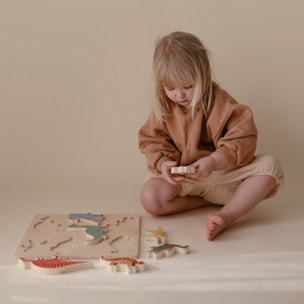 Mushie Puzzle De Madera Solid