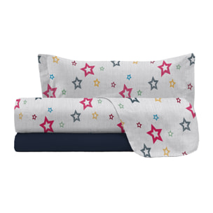 COMPLETO LETTO FASHION, 100% Microfibra, No Stiro - SUPERSTAR