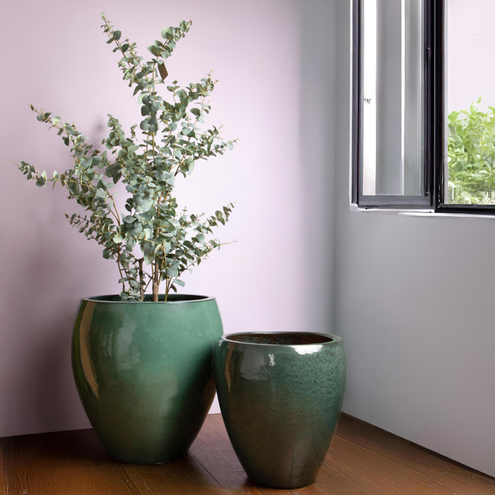 Set 2 vasi - Colore Blue - 68xH68x68cm - Bianchi Dino