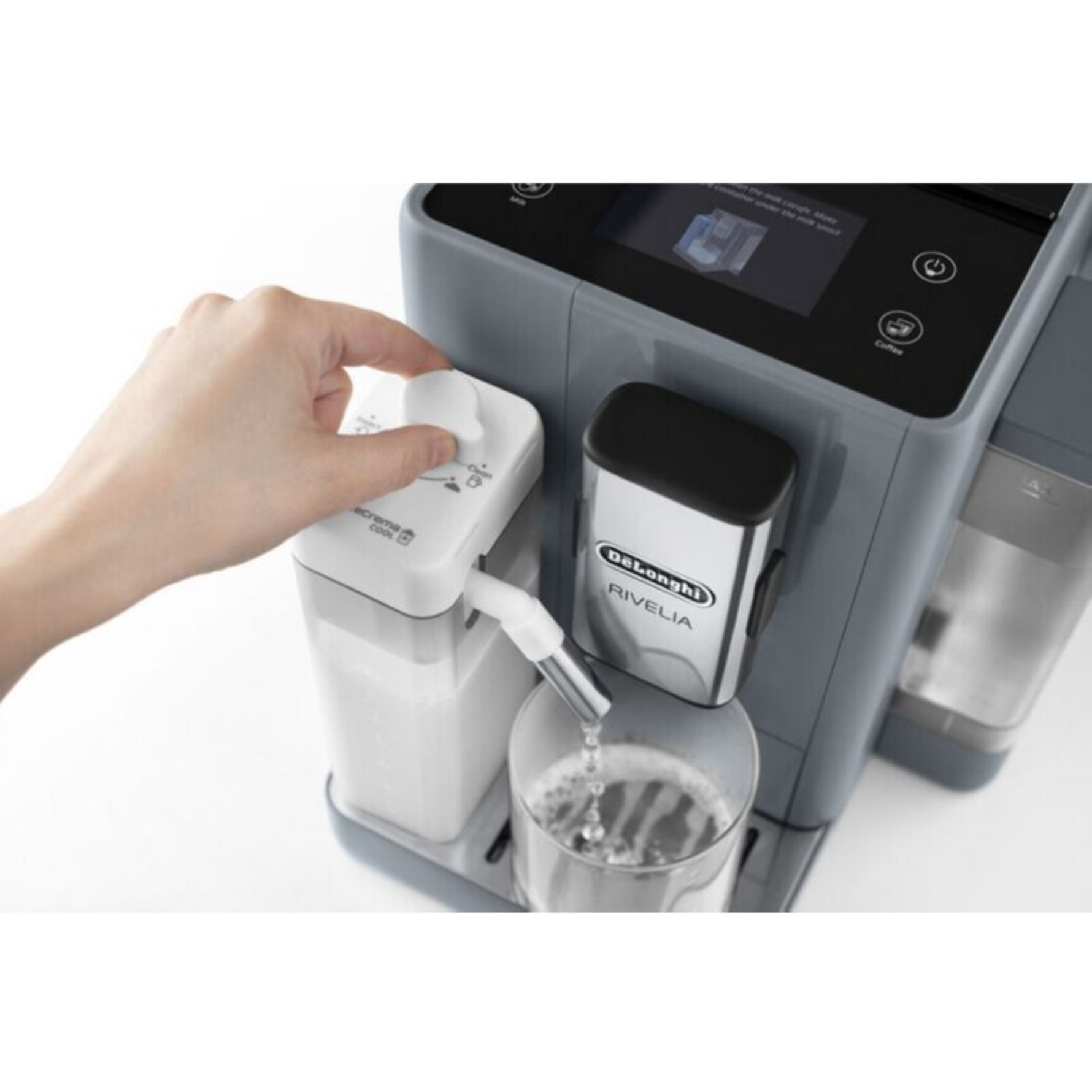 Carafe à lait DELONGHI LatteCrema Cool upgrade Set DLSC032