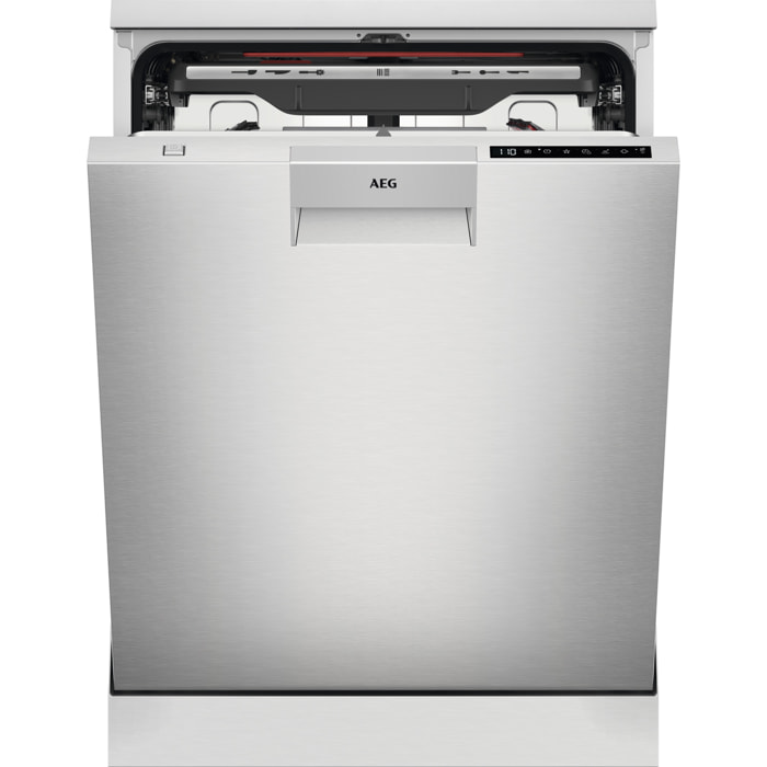 AEG Lavavajillas de 60 cm Serie 7000 GlassCare para 14 cubiertos FFB75717PM