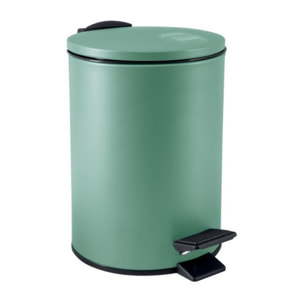 Spirella Poubelle à  pédale Acier ADELAR 3L Vert Mat