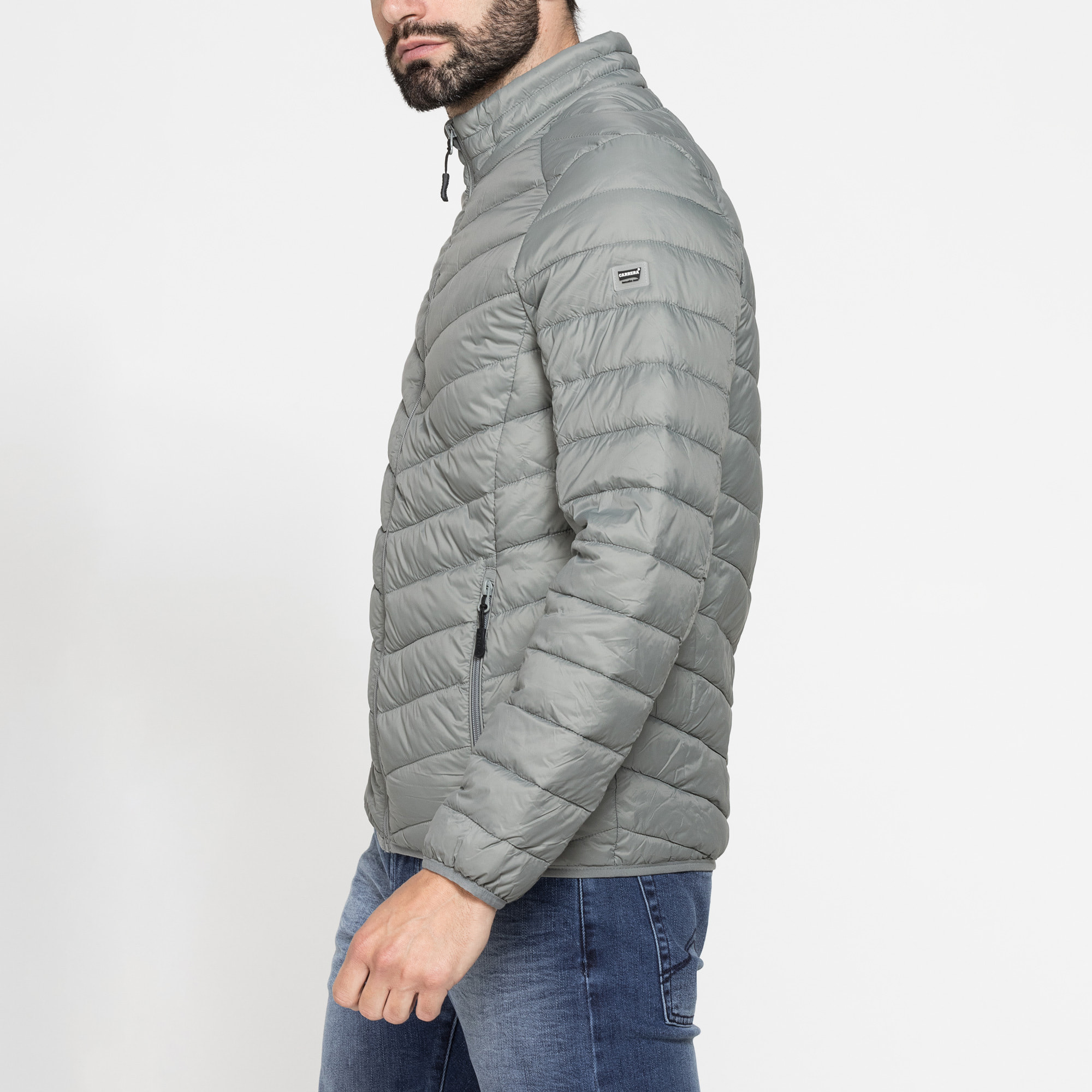 GIUBBINO MANICA LUNGA ULTRA LIGHT - TESSUTO ED IMBOTTITURA IN MATERIALE RICICLATO