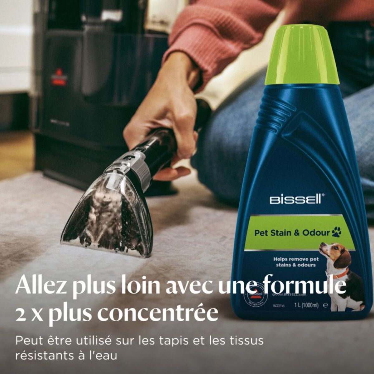Détergent BISSELL Spot & Stain nettoyage taches 1L SpotClean 1085N