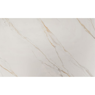 Console Gloria 140x45cm beige grès blanc Kare Design