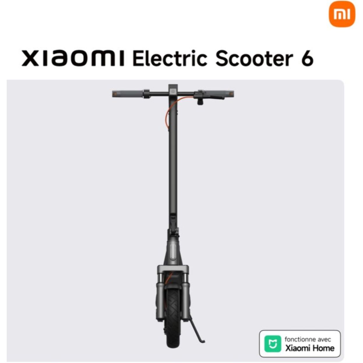 Trottinette électrique XIAOMI Electric Scooter 6 Noir