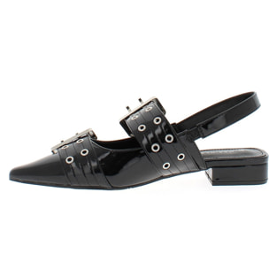 Marina Galanti Scarpe Donna Sandals Ballet Flat Slingback MG 1A152 Black