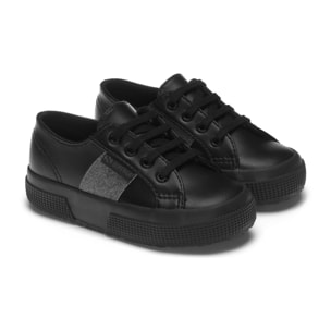 Le Superga Bambina Nero 2750 KIDS SYNTHETIC MATERIAL GLITTER