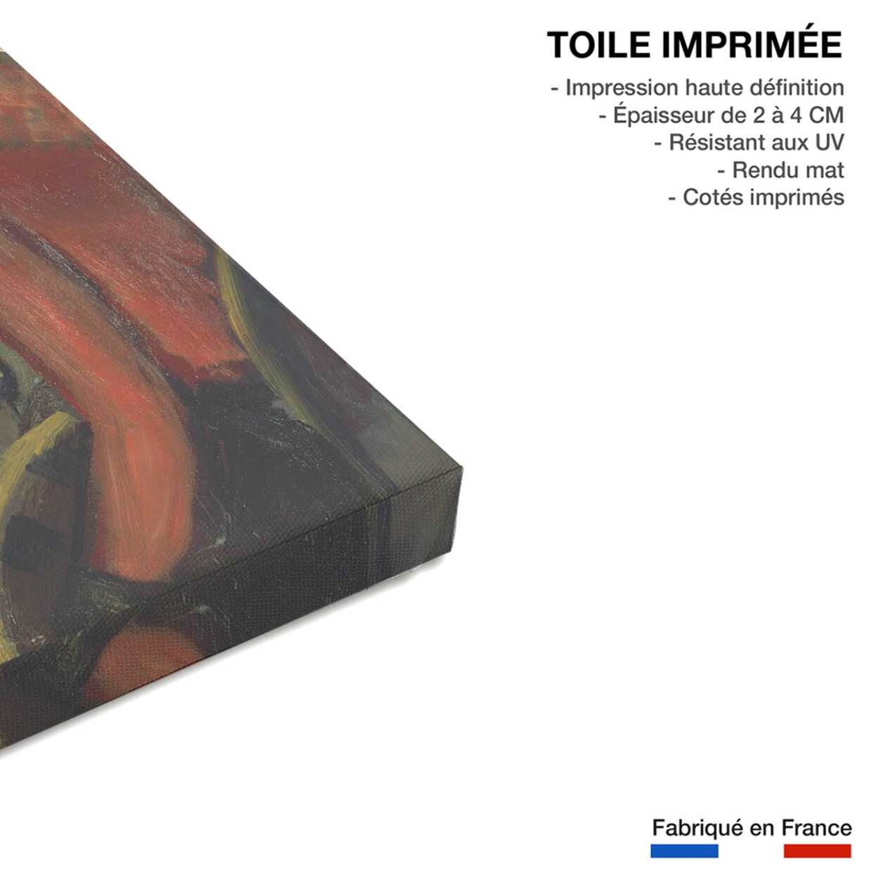 Tableau Le ballet russe par August Macke Toile imprimée