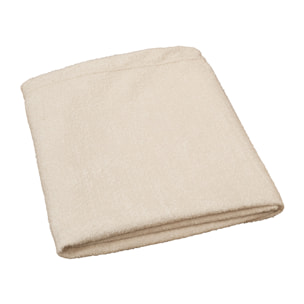 Housse pour tête de lit en bouclé beige en différentes tailles