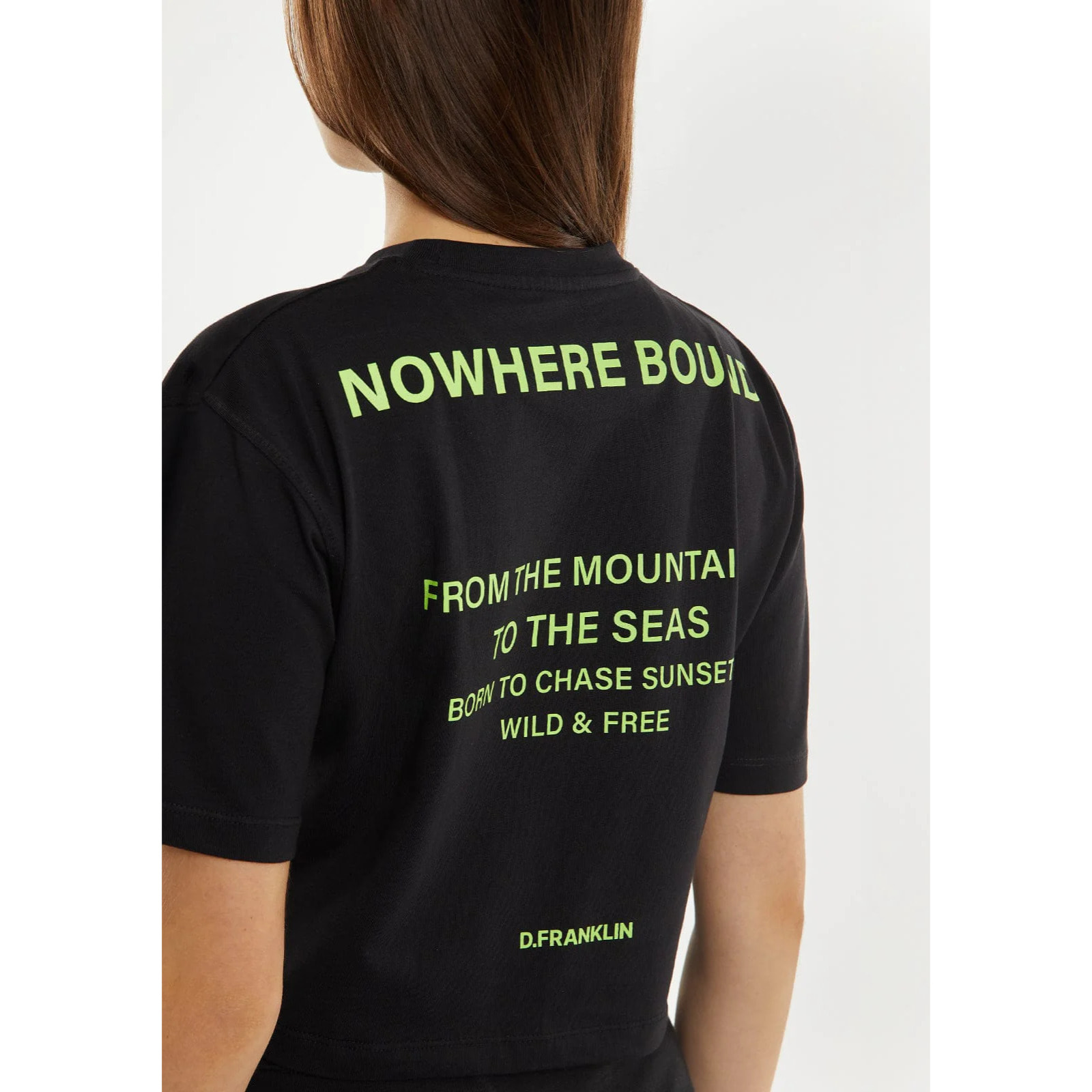 Camiseta de Mujer Nowhere Bound Negro / Lima D.Franklin