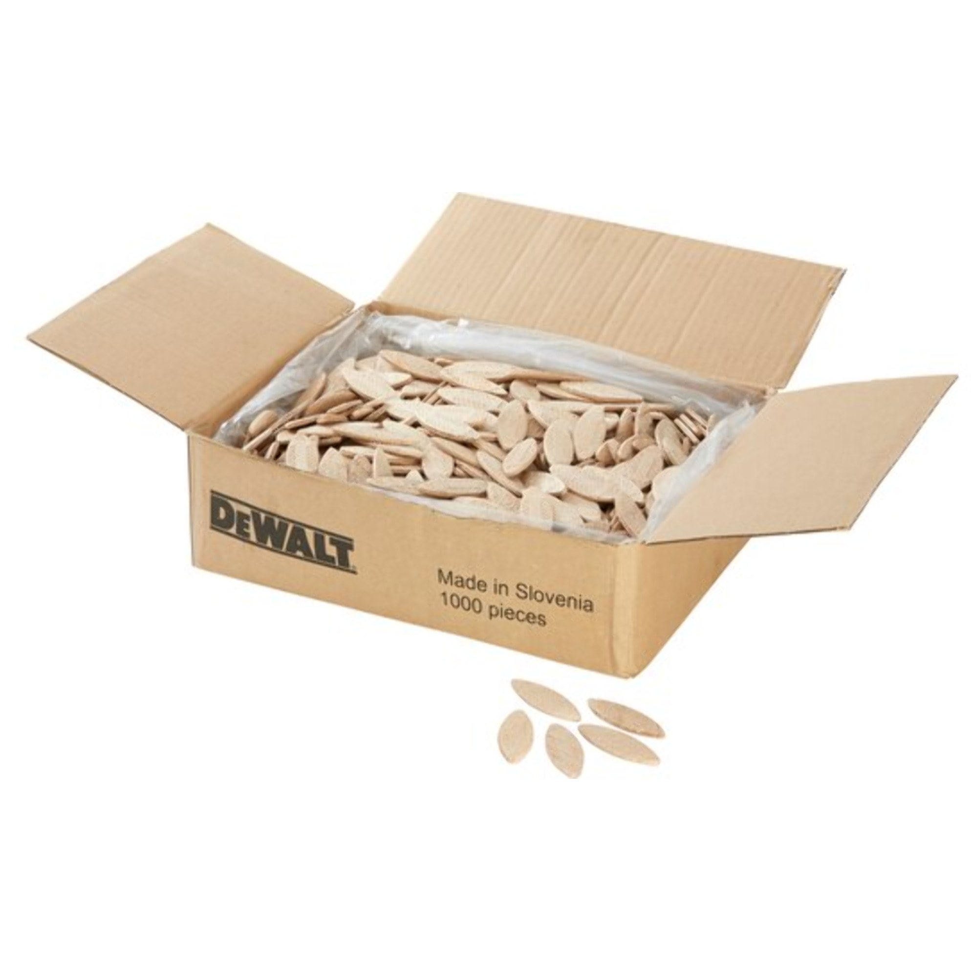 Lamelles en bois - Taille N° 20 - Boite de 1000 pièces - DEWALT - DT3932-QZ