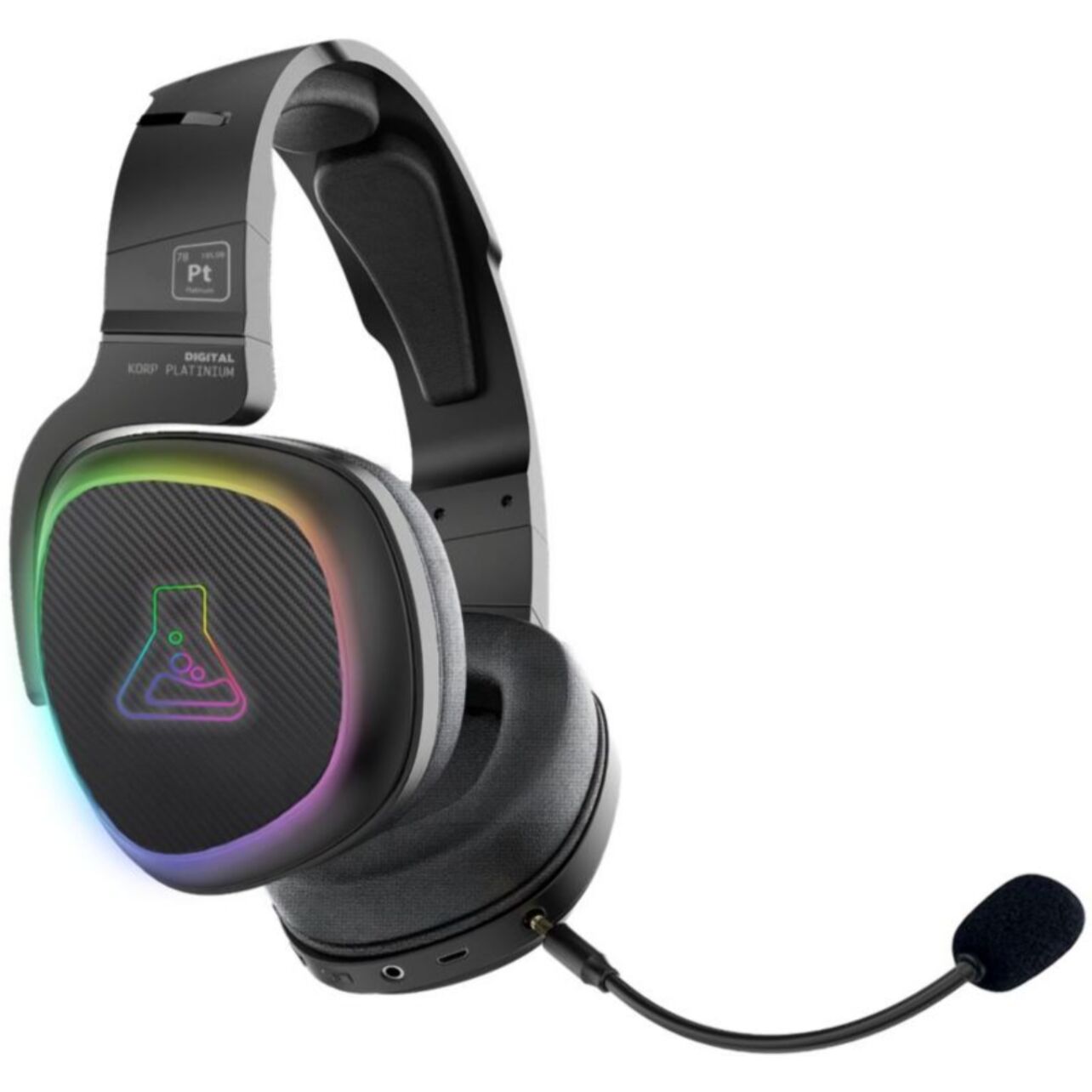 Casque gamer THE G-LAB KORP RADIUM NOIR