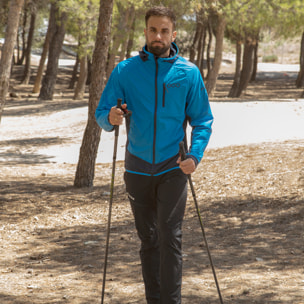 Chaqueta ECOActive Light Insulated Hybrid Jacket with cap marca ECOON - Azul claro / Azul