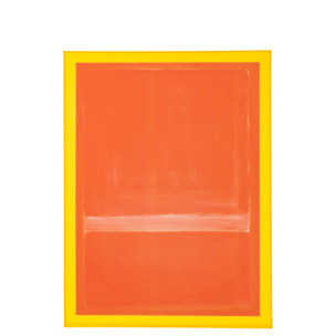 J-Line Décoration Murale Moderne - toile - orange fluo