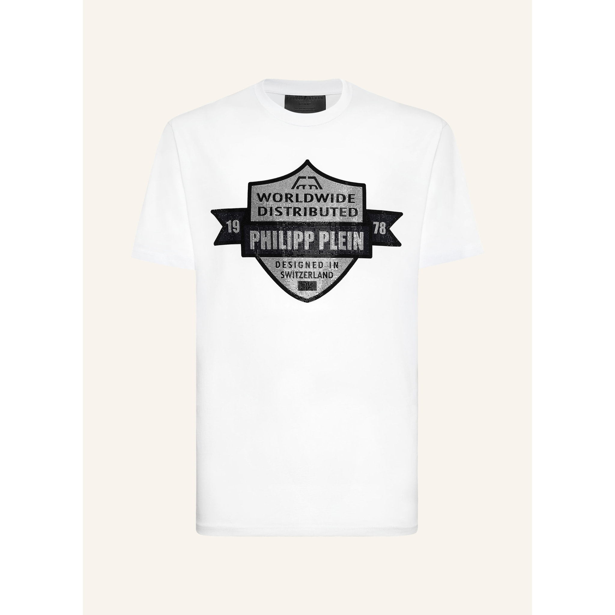PHILIPP PLEIN Camiseta Cuello Redondo Ss CREST