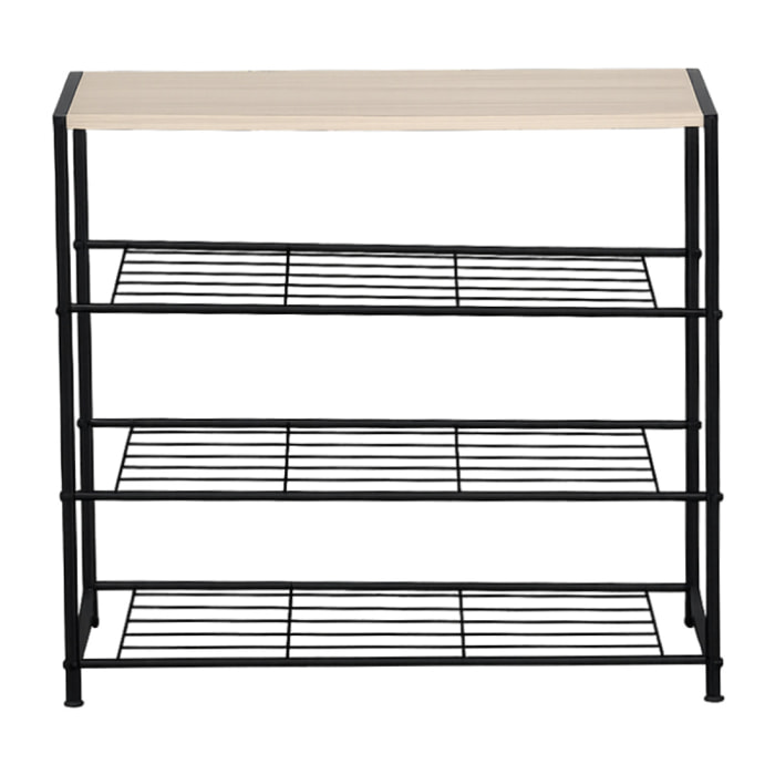 PALMA Meuble à chaussures 63x30cm chêne