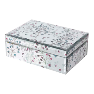 Caja Cristal Impresion Foil 26x18x10 Cm