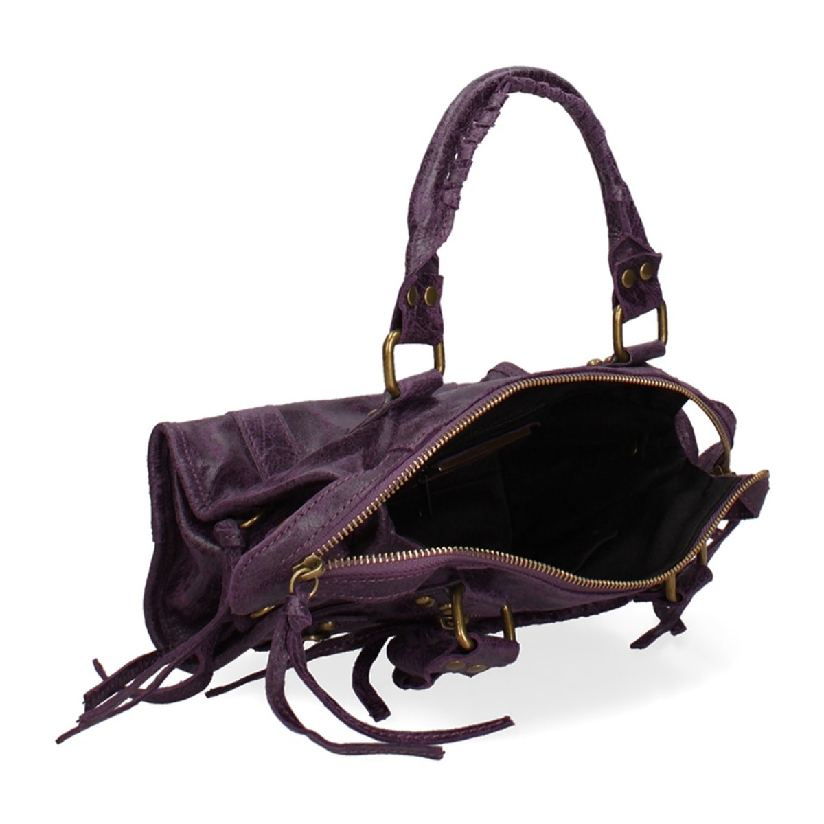 Borsa a spalla da donna - Modello Erisia - Vera pelle - 25.0 x 15.0 x 10.0 cm