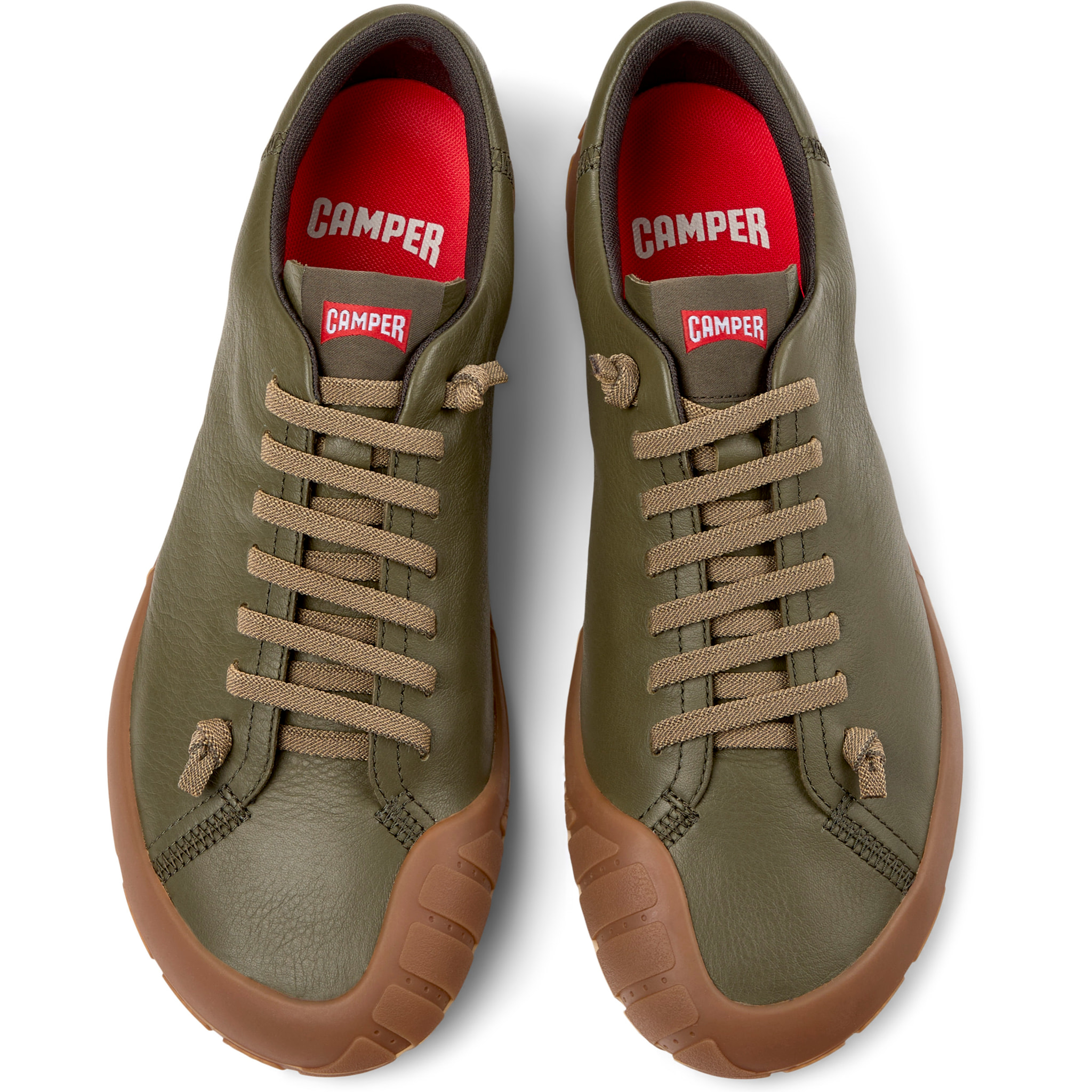 Sneakers - CAMPER Peu Path+ - Verde - Pelle liscia