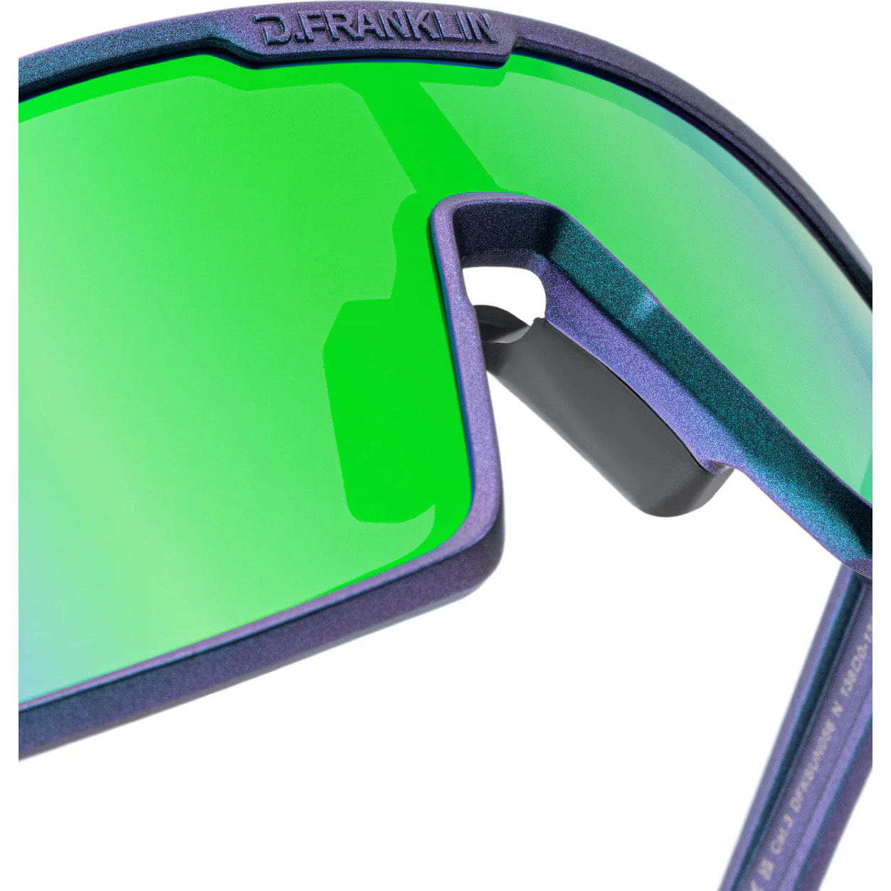 Gafas de Sol Gafas de sol deporte modelo Wind Limited Iridiscent Navy / Green D.Franklin