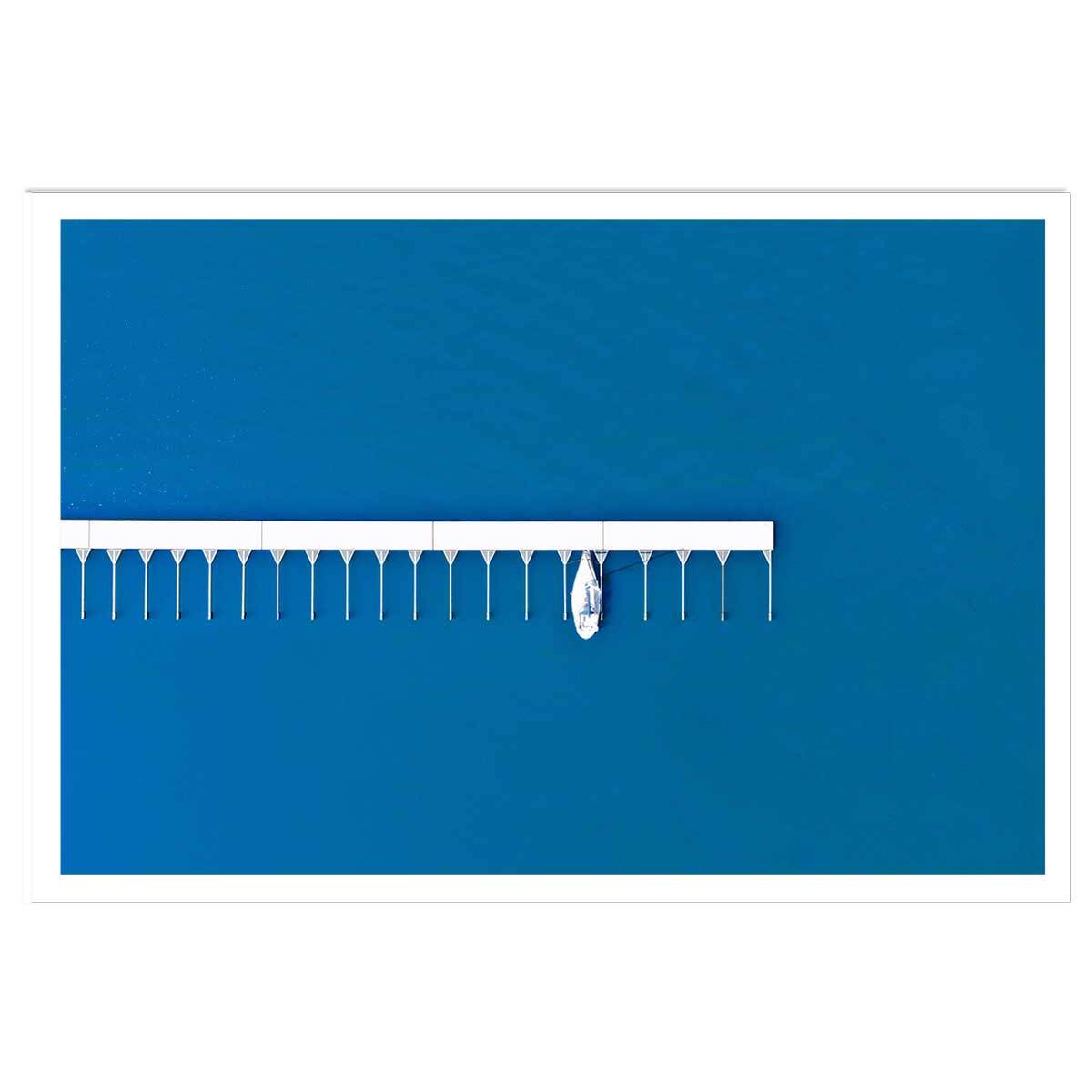 Poster deco mer embarcadère Affiche seule