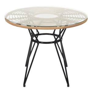 Table De Repas Ronde Surab