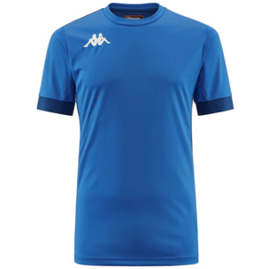 Kappa - Camisetas de juego Hombre Azul - Kappa4Football Dervio