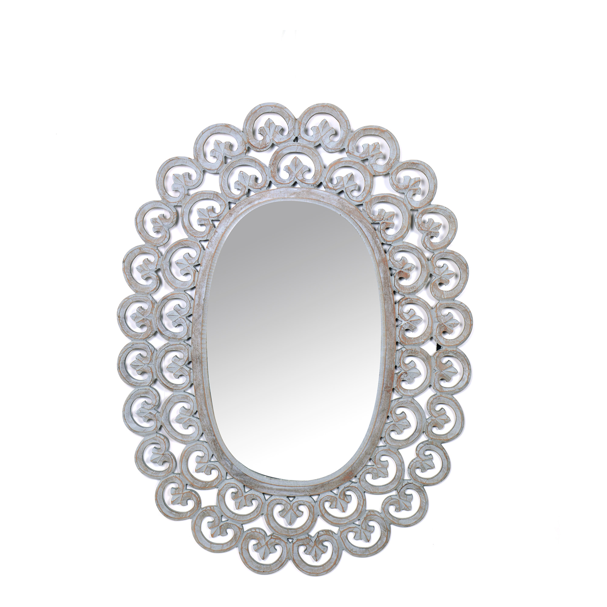 Specchio, Penelope 120, Grigio,perfetto per soggiorni, living e camere da letto