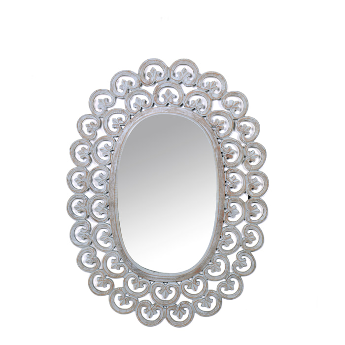 Specchio, Penelope 120, Grigio,perfetto per soggiorni, living e camere da letto