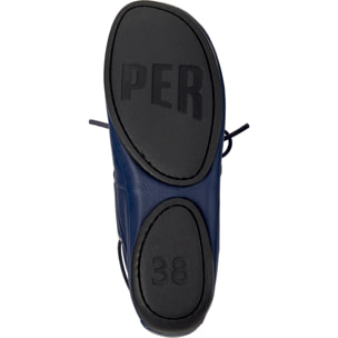 Ballerine - CAMPER Right Nina - Blu - Pelle liscia