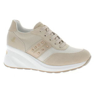 Armata di Mare Scarpe Donna Sneakers Casual con Soletta in Memory Foam AMD S61H15 Lt Beige Gold