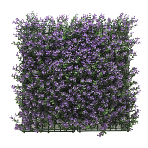 JARDÍN VERTICAL BUXUS LAVANDA PACK 4 PIEZAS 50X50CM