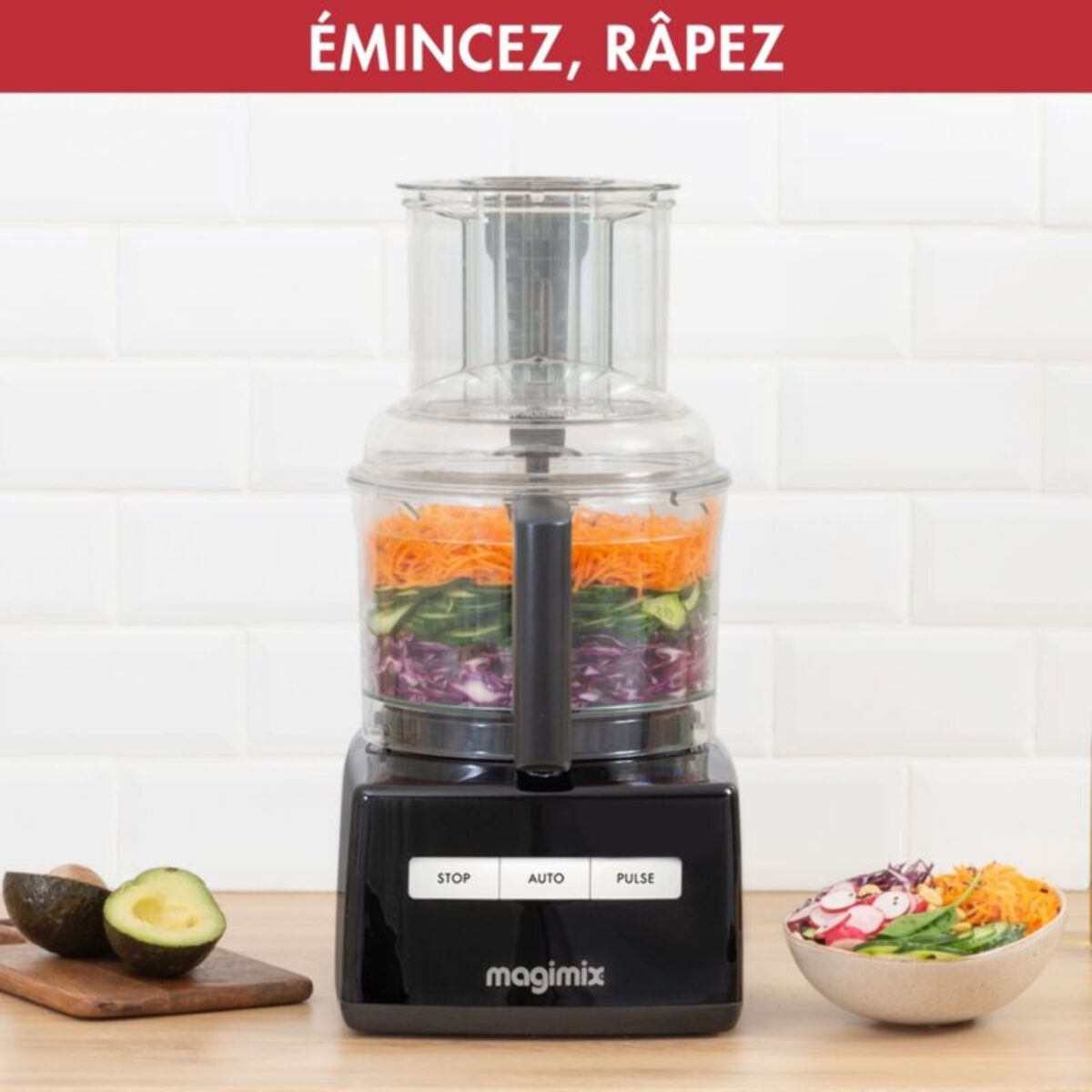 Robot multifonction MAGIMIX CS 5200 XL Noir