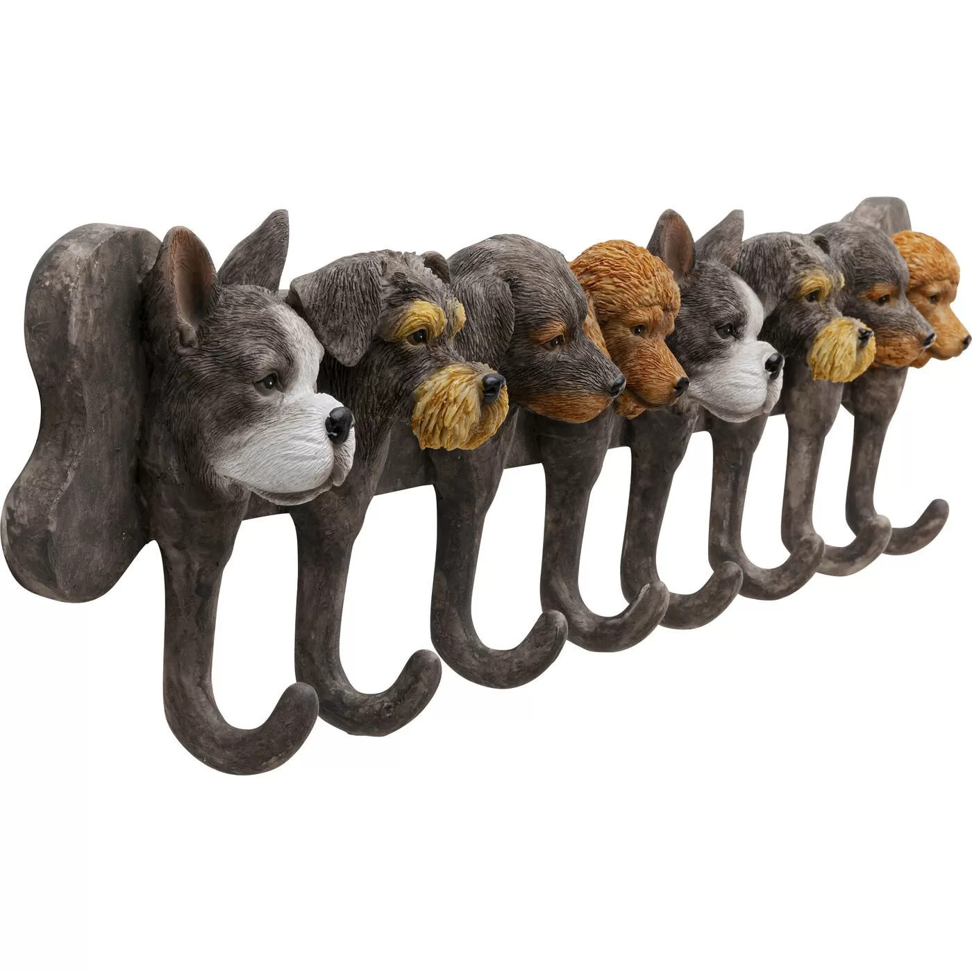 Portemanteau mural chiens 69cm Kare Design