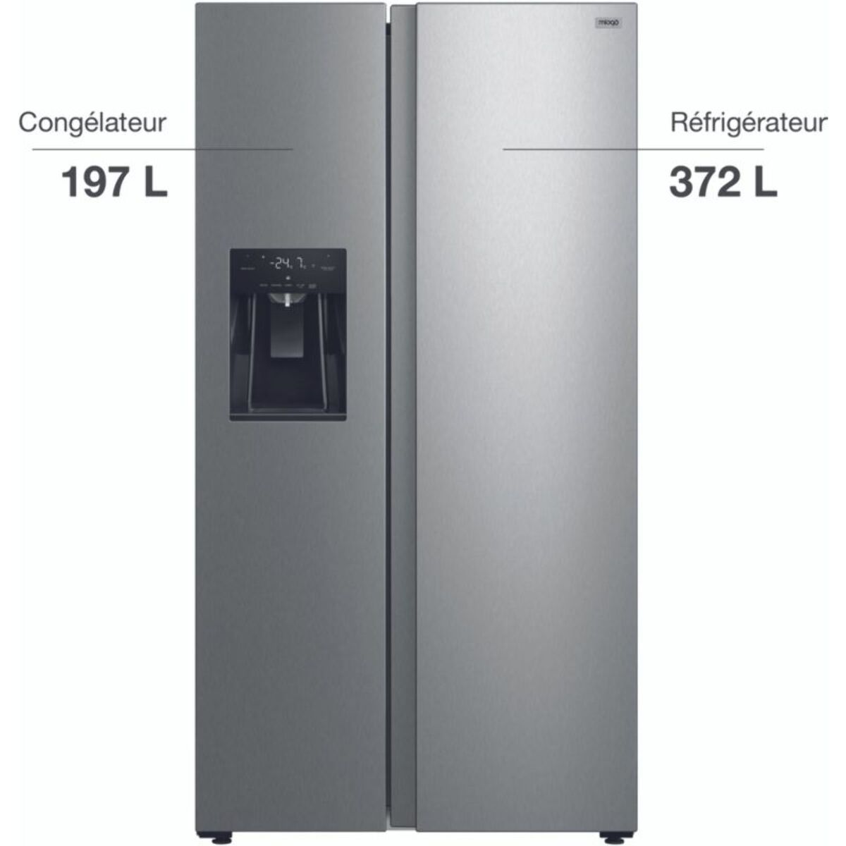 Réfrigérateur Américain MIOGO MRAVDE180-90midii1