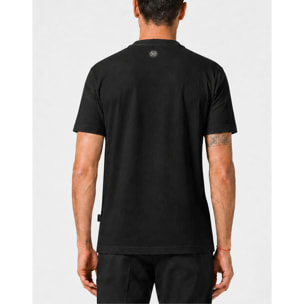 PHILIPP PLEIN Camiseta de cuello redondo y manga corta HEXAGON