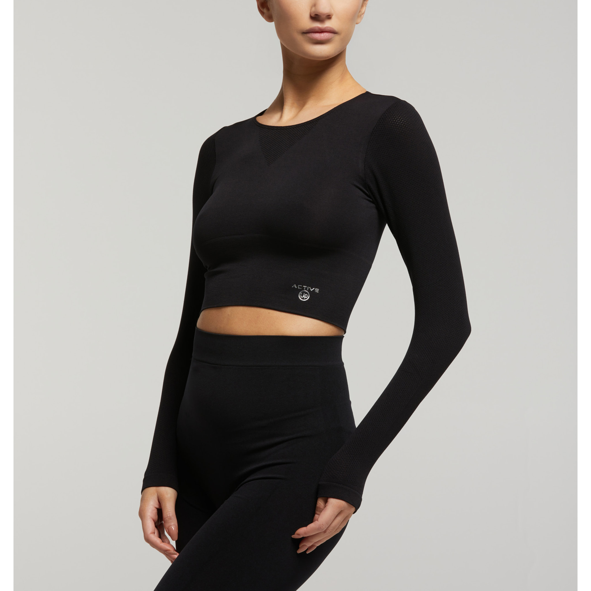 Top manica lunga Space