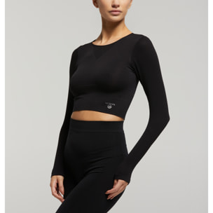 Top manica lunga Space