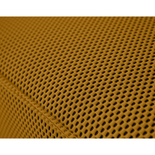 Arty - module d'assise d'angle réversible - en tissu mailles 3D - Jaune