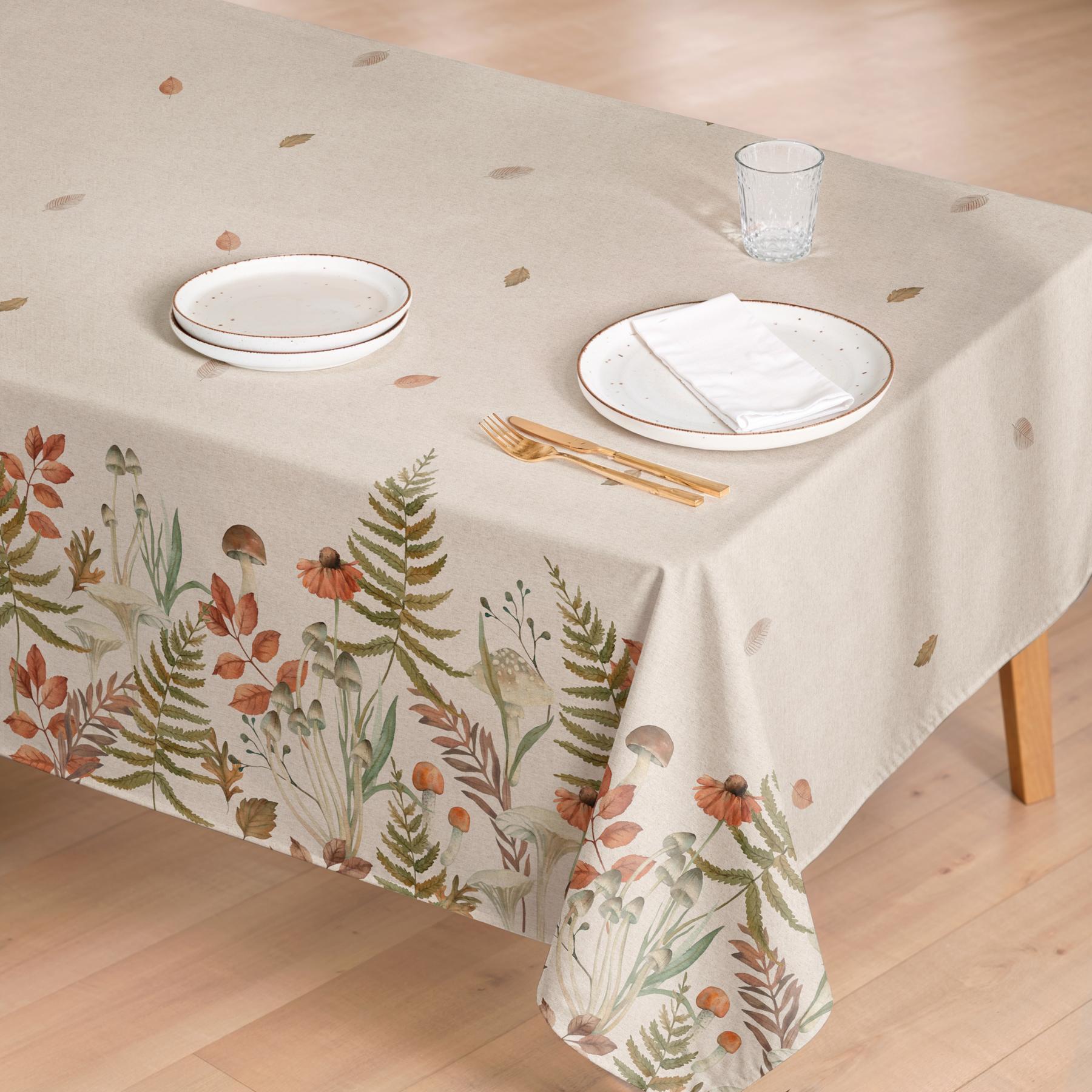 Mantel antimanchas VITTA NATURAL - 100% algodón