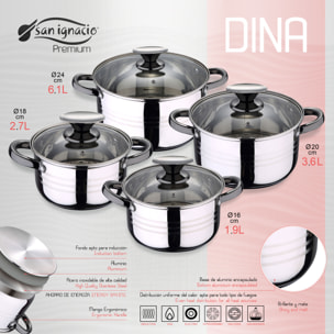 Bateria de cocina de 11pcs San Ignacio