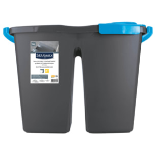 Seau double bac STARWAX 14L - 1645