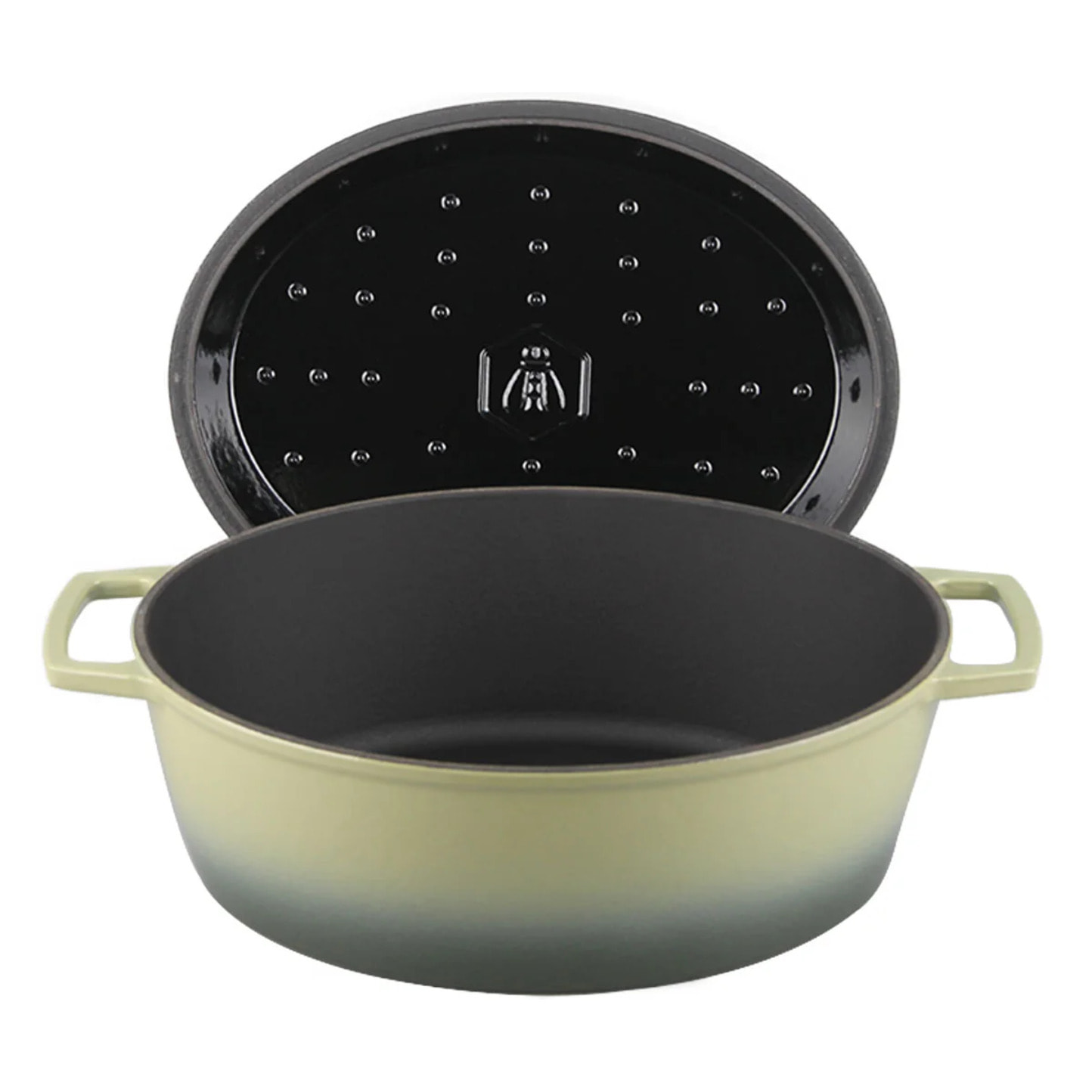 Cocotte ovale 33 cm en fonte émaillée